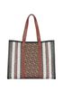 TB Monogram Tote Bag, back view